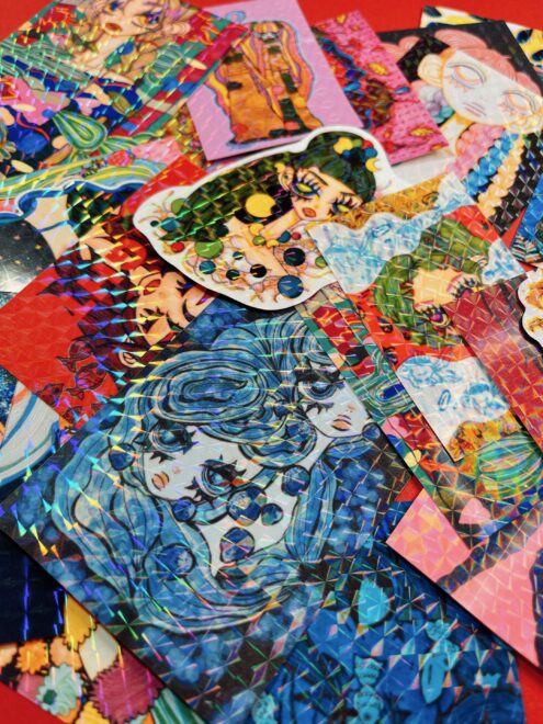 オリジナルホログラムステッカー