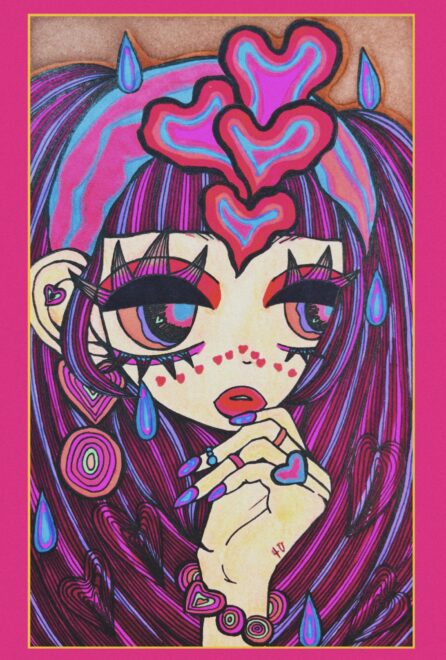 バレンタイン女の子イラスト